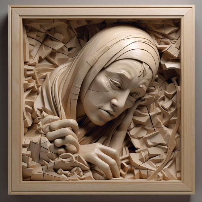 نموذج ثلاثي الأبعاد لآلة CNC 3D Art 